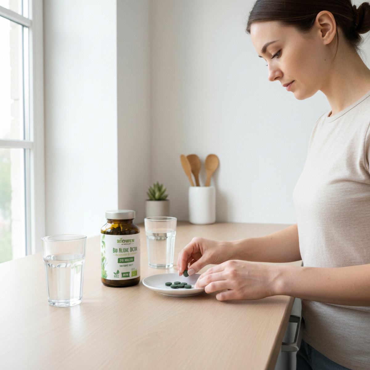 Chlorella Spirulina BIOWEN 240 tab BIO ALGE Detox ODPORNOŚĆ Oczyszczanie