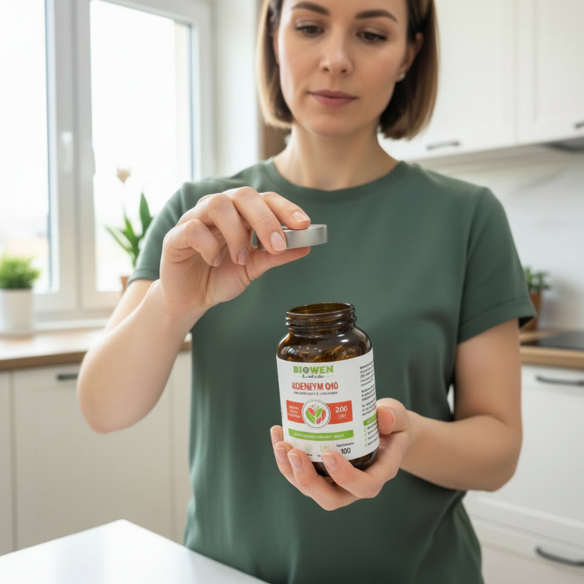 Koenzym Q10 100 mg BIOWEN 100 kap NATURALNA Energia Serce Krążenie Uroda