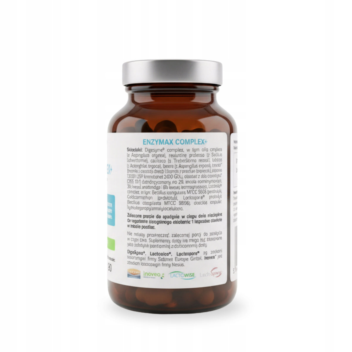 BIOWEN EnzyMax Complex ENZYMY Trawienne 90 kap TRAWIENIE Papaina Bromelaina