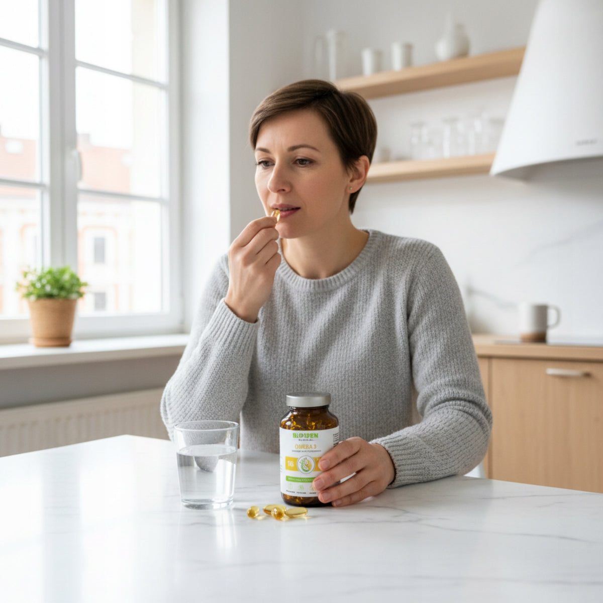 Omega 3 BIOWEN Kwasy Omega 3 EPA 440 DHA 660 SERCE MÓZG WZROK 90 kapsułek