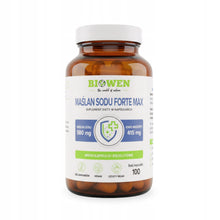 MAŚLAN SODU Biowen Forte 580 mg 100 kapsułek Dojelitowe Kwas Masłowy Jelita