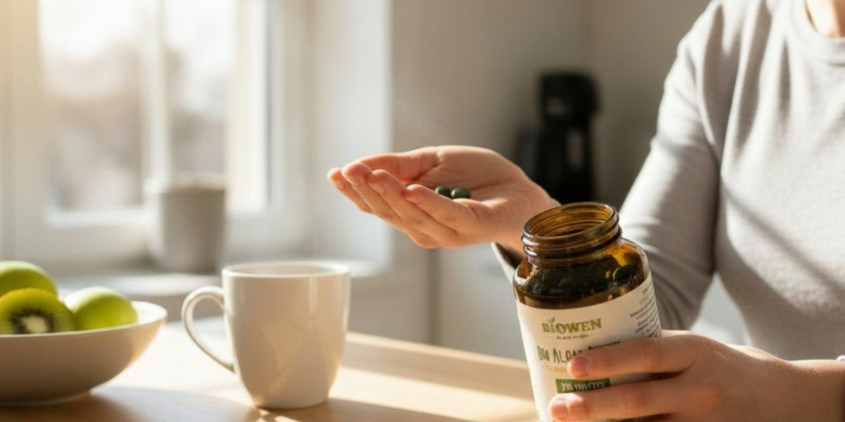 Chlorella Spirulina BIOWEN 240 tab BIO ALGE Detox ODPORNOŚĆ Oczyszczanie