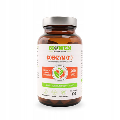 Koenzym Q10 100 mg BIOWEN 100 kap NATURALNA Energia Serce Krążenie Uroda