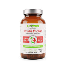 WITAMINA D3 4000 IU + K2 MK7 Forte BIOWEN 90 kap Naturalna Odporność Kości
