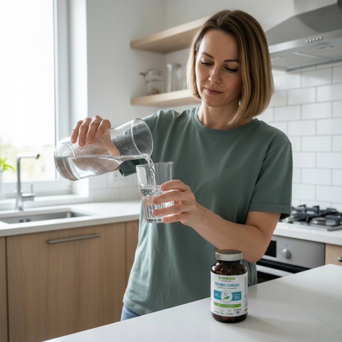 BIOWEN EnzyMax Complex ENZYMY Trawienne 90 kap TRAWIENIE Papaina Bromelaina