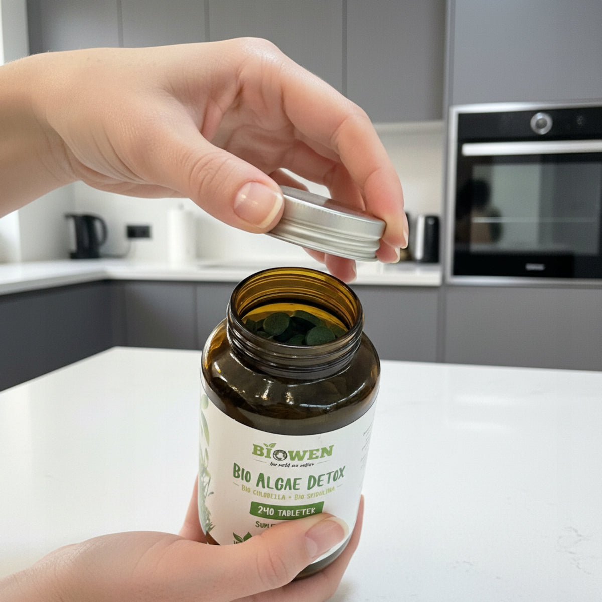 Chlorella Spirulina BIOWEN 240 tab BIO ALGE Detox ODPORNOŚĆ Oczyszczanie