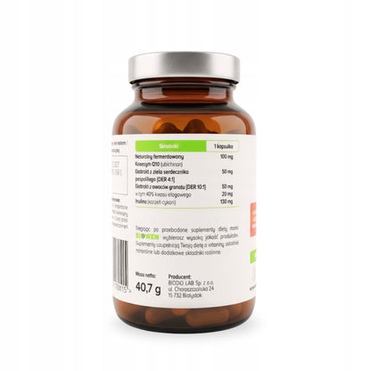 Koenzym Q10 100 mg BIOWEN 100 kap NATURALNA Energia Serce Krążenie Uroda