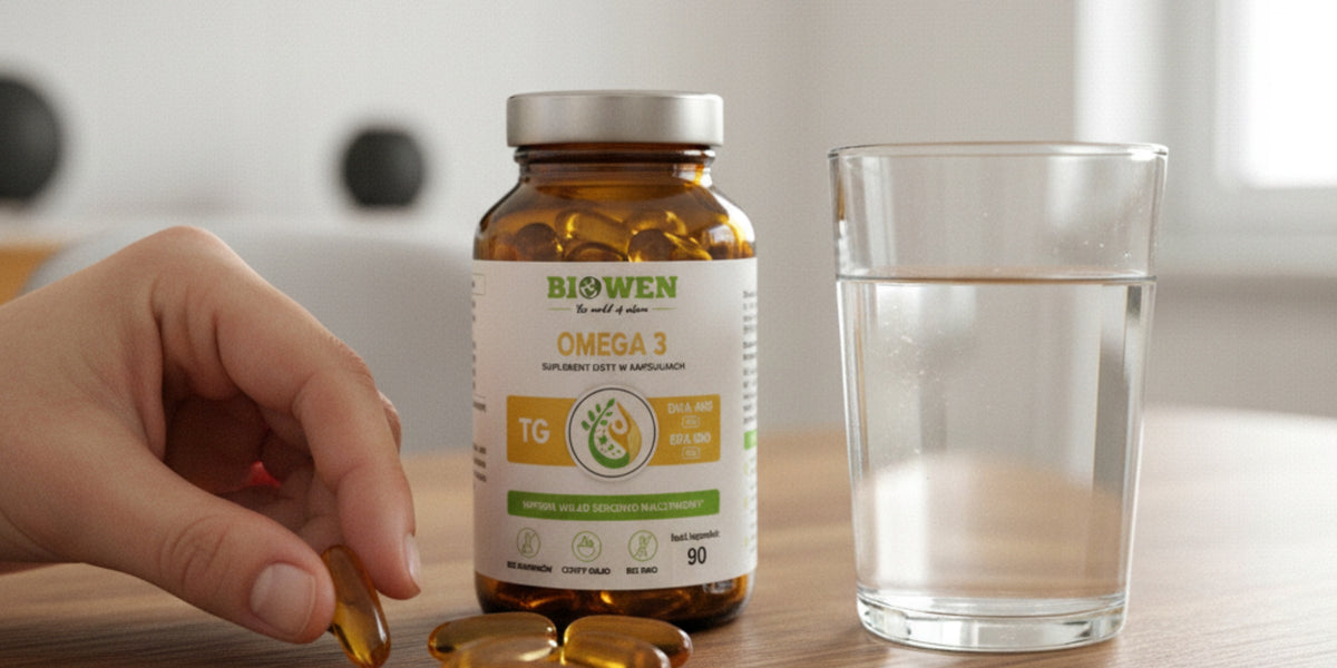 Omega 3 BIOWEN Kwasy Omega 3 EPA 440 DHA 660 SERCE MÓZG WZROK 90 kapsułek