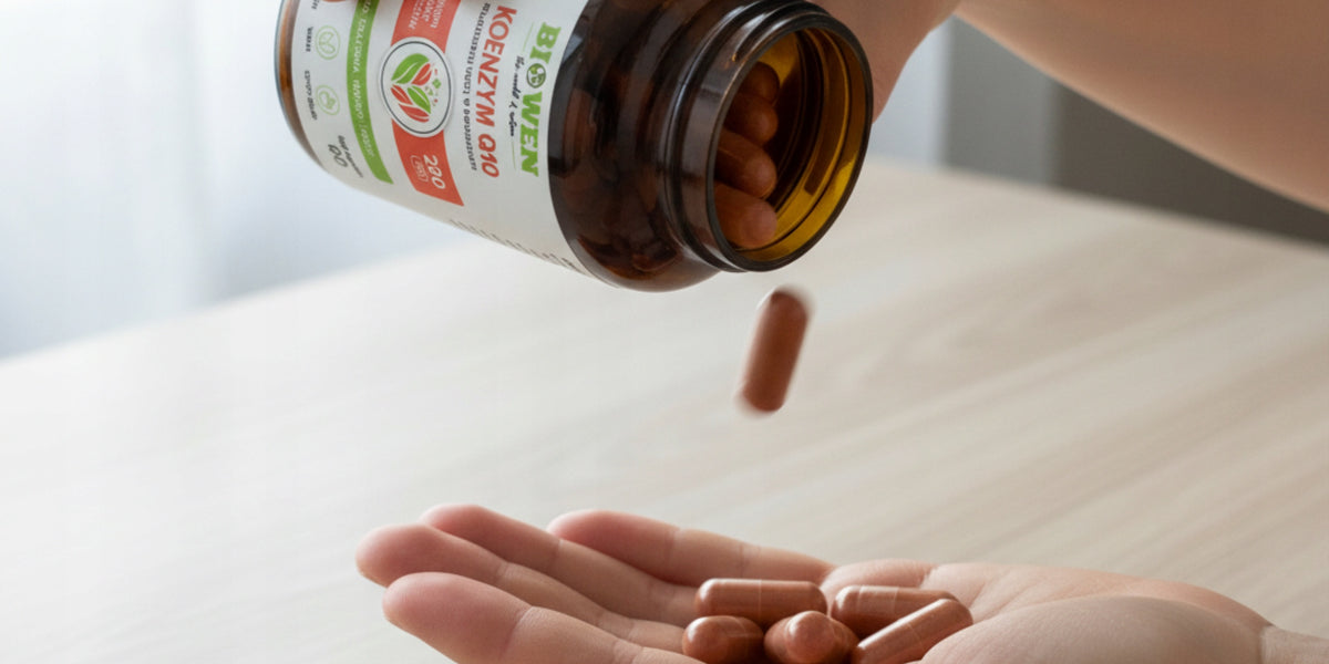 Koenzym Q10 100 mg BIOWEN 100 kap NATURALNA Energia Serce Krążenie Uroda